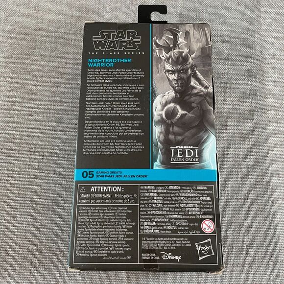 Hasbro Star Wars: Black Series Nightbrother Warrior 6" Figure Jedi Fallen Order - Picture 6 of 6